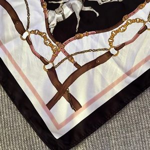 Silk scarf of horses